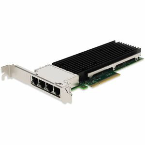 AddOn 10Gigabit Ethernet Card - PCI Express 3.0 x8 - 4 Port(s) - 4 - Twisted Pair - 10GBase-T - Plug-in Card