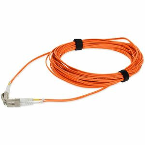 AddOn 2m LC (Male) to LC (Male) Orange OM4 Duplex Plenum-Rated Fiber Patch Cable - 6.56 ft Fiber Optic Network Cable for Transceiver, Network Device - First End: 2 x LC Network - Male - Second End: 2 x LC Network - Male - Patch Cable - 50/125 µm - Or