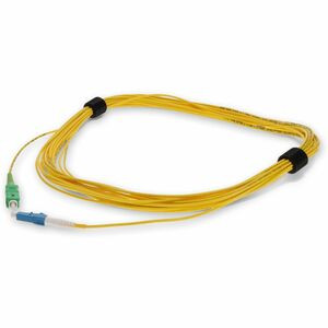 AddOn 2m ASC (Male) to LC (Male) Yellow OS2 Simplex Fiber OFNR (Riser-Rated) Patch Cable - 100% compatible and guaranteed to work