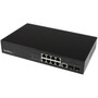 STARTECH  IES101002SFP 10 Port L2 Managed Gigabit Ethernet Switch with 2 Open SFP Slots - Rack Mountable