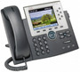 CISCO CP-7965G UNIFIED IP PHONE 7965G - VOIP PHONE - SCCP SIP - SILVER DARK GRAY W/O POWER REFURBISHED.IN STOCK.