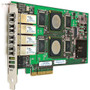 QLOGIC QLE2464-SP SANBLADE 4GB QUAD PORT PCI EXPRESS X8 FIBER CHANNEL HOST BUS ADAPTER WITH STANDARD BRACKET CARD ONLY. REFURBISHED. IN STOCK.