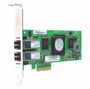 QLOGIC QLE2462-E SANBLADE 4GBPS DUAL PORT PCI EXPRESS X4 FIBER CHANNEL HOST BUS ADAPTER CARD ONLY WITH STANDARD BRACKET. REFURBISHED. IN STOCK.