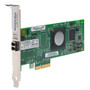 QLOGIC QLE2460-E-SP 4GB SINGLE PORT PCI EXPRESS X4 LOW PROFILE FIBRE CHANNEL HBA WITH STANDARD BRACKET CARD ONLY. REFURBISHED. IN STOCK.