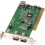 SIIG LP-N21011-S8 3PORT LOW PROFILE IEEE 1394 FIREWIRE PCI ADAPTER 2-EXT 1-INT PORT. NEW FACTORY SEALED. IN STOCK.