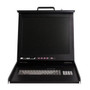 STARTECH - 1U 17 INCH RACKMOUNT LCD CONSOLE WITH 16 PORT KVM SWITCH (RACKCONS1716). NEW FACTORY SEALED . IN STOCK.