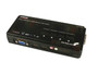 STARTECH - 4 PORT MINI USB KVM KIT WITH CABLES AND AUDIO SWITCH (SV411KUSB0). NEW FACTORY SEALED. IN STOCK.