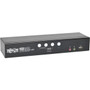 TRIPP-LITE - 4-PORT DVI DUAL-LINK / USB KVM SWITCH W/ AUDIO AND CABLES - 4 COMPUTER(S) - 1 LOCAL USER(S) - 2560 X 1600 - 8 X USB - 5 X DVI - DESKTOP (B004-DUA4-HR-K). NEW FACTORY SEALED. IN STOCK.