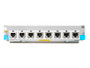 HP J9995A 5400R ZL2 8-PORT 1/2.5/5/10GBASE-T POE+ WITH MACSEC V3 ZL2 EXPANSION MODULE. NEW RETAIL FACTORY SEALED WITH LIFETIME MFG WARRANTY. IN STOCK.