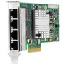 HP 593720-001 NC365T NETWORK ADAPTER - PCI EXPRESS 2.0 X4 - 4 PORTS. NEW WITH BOTH BRACKET. IN STOCK.