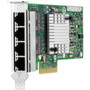 HP 593722-B21 NC365T NETWORK ADAPTER - PCI EXPRESS 2.0 X4 - 4 PORTS. NEW WITH BOTH BRACKET. IN STOCK.