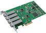INTEL EXPI9404PF PRO/1000 PF QUAD PORT SERVER ADAPTER LC CONNECT. NEW SEALED. IN STOCK.