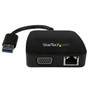 STARTECH - UNIVERSAL USB 3.0 LAPTOP MINI DOCKING STATION (USB31GEVG). NEW. IN STOCK.