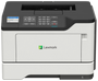 Description: B2546DW LASERPR 46PPM 1200DPI WLS USB

Lexmark B2546dw - Printer - B/W - Duplex - laser - A4/Legal - 1200 x 1200 dpi - up to 44 ppm - capacity: 350 sheets - USB 2.0, Gigabit LAN, Wi-Fi(n)

Support the success of your mid-size workgroup while still minding your budget. The 1-GHz dual-core-processor-equipped Lexmark B2546dw offers up to 46 pages per minute of output, standard Wi-Fi, and 350 sheets of input, with expandability up to 2,000 sheets. Configure, interact and monitor vital system information via its 2.4-inch colour LCD and keypad or embedded Web server. Tackle big jobs and stop less thanks to replacement toner rated up to 10,000 pages and a long-life imaging unit. You get superior print quality, enhanced security and lower energy consumption.

WHAT'S IN THE BOX
Lexmark B2546dn laser printer
Up to 3,000 pages return program toner cartridge
Return program imaging unit
Software and documentation CD
Setup guide or sheet (network and local attachment)
Power cord(s)
Statement of limited warranty/guarantee
Stability sheet and safety sheet or booklet
Lexmark Cartridge Collection Program information
LEXMARK B2546DW
Support the success of your mid-size workgroup while still minding your budget. The 1-GHz dual-core-processor-equipped Lexmark B2546dw offers up to 46 pages per minute of output, standard Wi-Fi, and 350 sheets of input, with expandability up to 2,000 sheets. Configure, interact and monitor vital system information via its 2.4-inch colour LCD and keypad or embedded Web server. Tackle big jobs and stop less thanks to replacement toner rated up to 10,000 pages and a long-life imaging unit. You get superior print quality, enhanced security and lower energy consumption.