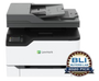 Description: CX431ADW MLTFUNC COL LASERPR 600DPI WLS

Lexmark CX431adw - Multifunction printer - color - laser - 8.5 in x 14 in (original) - A4/Legal (media) - up to 26 ppm (copying) - up to 26 ppm (printing) - 250 sheets - 33.6 Kbps - USB 2.0, Gigabit LAN, USB 2.0 host, Wi-Fi(ac)

Small workgroup color versatility is easy to deploy and share with the compact, lightweight Lexmark CX431adw multifunction. Built for reliability, performance and security, it offers lifetime imaging components, output at up to 26 ppm, scanning at up to 96 images per minute and Lexmark's exclusive full-spectrum security. With replacement Unison Extra High Yield toner plus media input expandable up to 751 pages, you can print more and stop less. Connect users via USB, Gigabit Ethernet, or Wi-Fi, and take control of a 2.8-inch [7.2-cm] color touch screen offering built-in cloud connectors for Box, DropBox, Google Drive, and Microsoft OneDrive.

WHAT'S IN THE BOX
Lexmark CX431adw Color Laser Multifunction Printer
1,500-page Color (CMY) Print Cartridges
1,500-page Black Print Cartridge
Power Cord
Worldwide Printer Setup Sheet
Software and Documentation CD
Worldwide Safety Information Sheet
Warranty Information
KEY SELLING POINTS
Compact color versatility
Connect and command via dual-band Wi-Fi, Gigabit Ethernet, or USB
Robust, built-in security