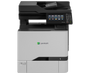Description: CX725DE AIO LASERPR 50PPM 1200DPI DUPLX

Lexmark CX725de - Multifunction printer - color - laser - Legal (8.5 in x 14 in) (original) - A4/Legal (media) - up to 50 ppm (copying) - up to 50 ppm (printing) - 650 sheets - 33.6 Kbps - USB 2.0, Gigabit LAN, USB 2.0 host

Combining the capabilities and durability of a workgroup MFP with the ease of use of a personal output device, the Lexmark CX725de features superb print quality, enterprise-level security and integration into Lexmark's smart MFP ecosystem, all in a simple, compact, feature-rich package. With a 1.2 GHz quad core processor, up to 4 GB of memory and instant warm-up fuser, the CX725de can produce its first black page as fast as 5.5 seconds, and first color page in as little as 6 seconds. And the Lexmark CX725de supports everything you do at up to 50 (47 A4) pages per minute.

WHAT'S IN THE BOX
Lexmark CX725de colour laser multifunction printer
Up to 7,000-page black, cyan, magenta, yellow toner cartridges
Up to 150,000 pages return program imaging unit
Software and Documentation CD
Power Cord(s)
RJ-11 Phone cable (country dependent)
Setup Guides (network and local attachment)
Statement of limited warranty / guarantee
Lexmark Cartridge Collection Program information
KEY SELLING POINTS
Incredible power
Exceptional color
Versatile media handling
Advanced scanning