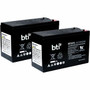APC UPS BATTERY 12V 7A 2PK BTI REPL UPS BATT 12V7.2AH-T2 2PACK Battery Technology APC Battery Unit - 7200 mAh - Lead Acid - Sealed