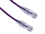 AXIOM 6IN CAT6 BENDNFLEX ULTRA-THIN SNAGLESS PATCH CABLE 550MHZ (PURPLE)