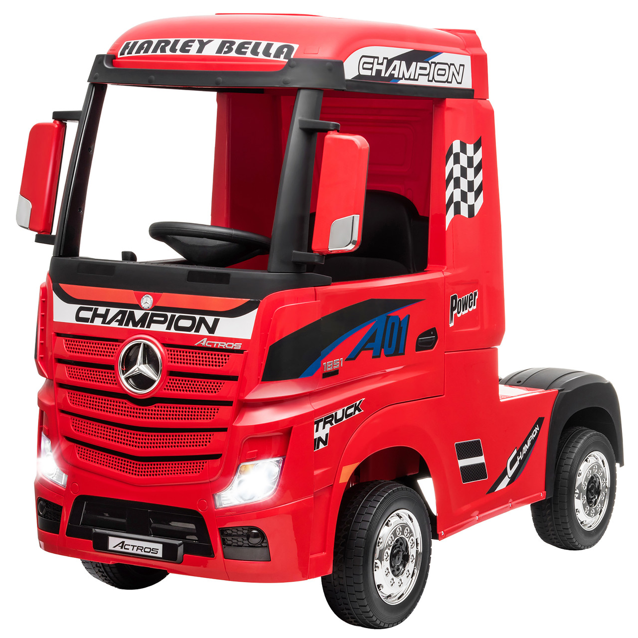 mercedes benz ride on truck