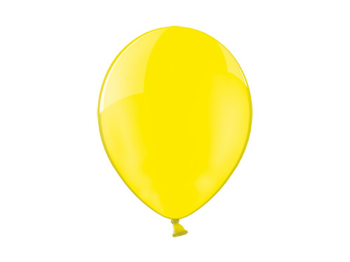 Balony 23cm, Crystal Yellow