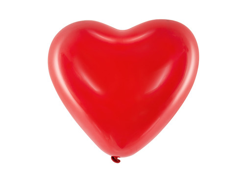 Balony 10'' Serca, Pastel czerwony