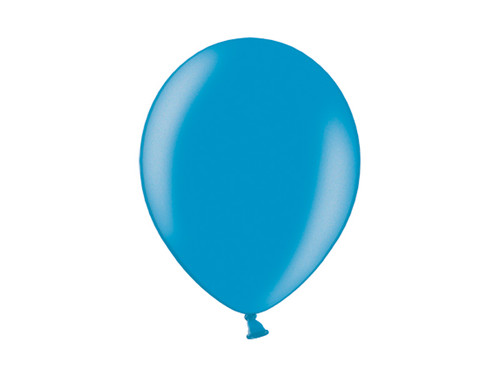 Balony 30cm, Metallic Cyan