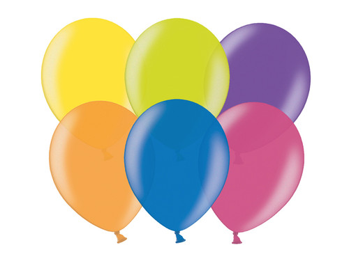 Balony 30cm, Metallic Mix