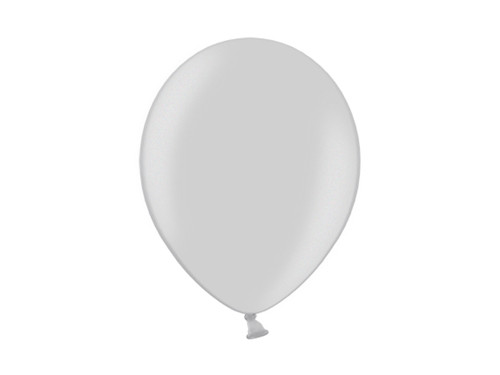 Balony 30cm, Metallic Silver