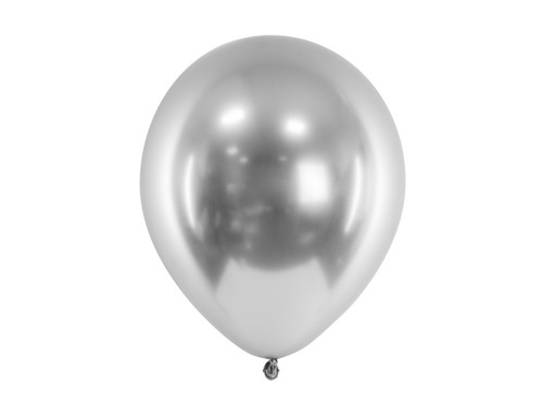 Balony Glossy 30 cm, srebrny	