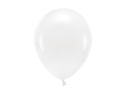 Balony Eco 26cm pastelowe, biały	