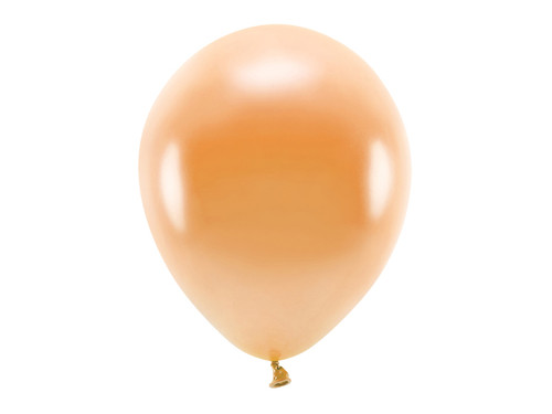 Balony Eco 30cm metalizowane, pomarańczowy