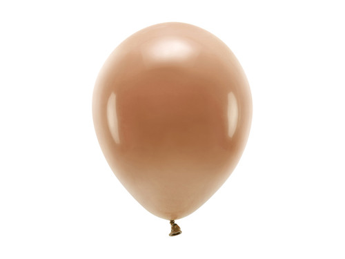 Balony Eco 26cm pastelowe, czekoladowy brąz	
