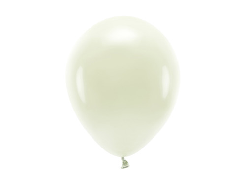 Balony Eco 26cm pastelowe, kremowy	