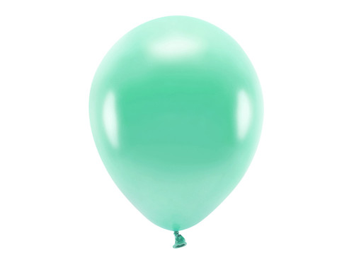 Balony Eco 30cm metalizowane, ciemna mięta