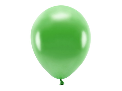Balony Eco 30cm metalizowane, zielona trawa	
