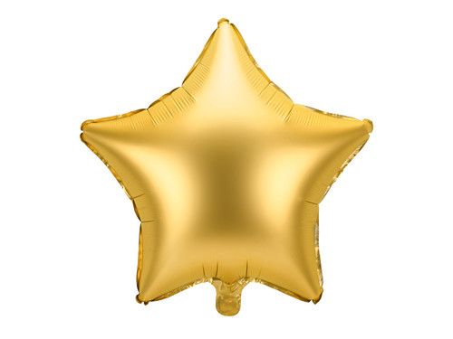 Balon foliowy Gwiazdka, 48cm, złoty	