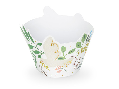 Papilotki na muffinki Kwiaty, 5x7.5x6.5 cm, mix