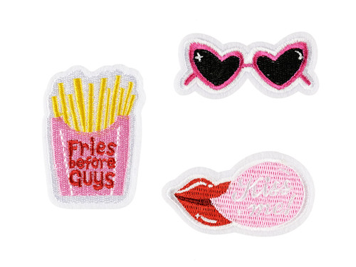 Naprasowanki Kiss me, mix, 4.5-6.5x3-6 cm