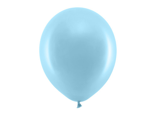 Balony Rainbow 30cm pastelowe, jasny niebieski	