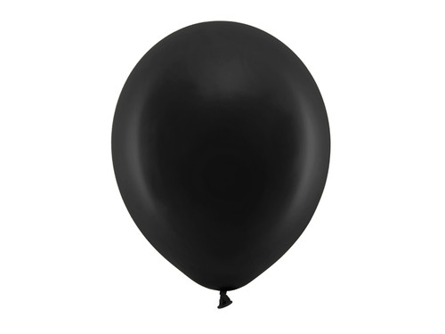 Balony Rainbow 30cm pastelowe, czarny