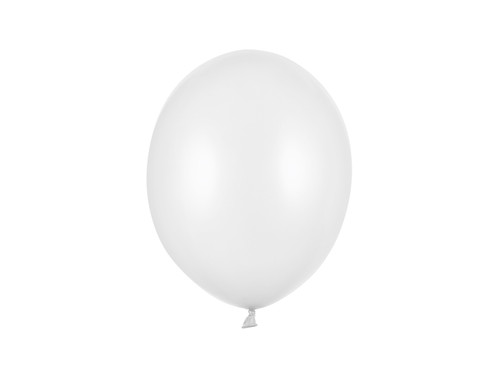 Balony Strong 27cm, Metallic Pure White		
