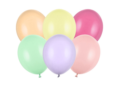 Balony Strong 27cm, Pastel Mix					