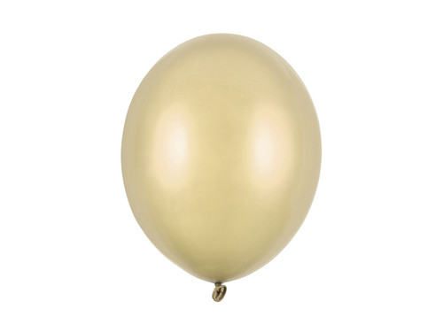 Balony Strong 30 cm, Metallic Cold Gold