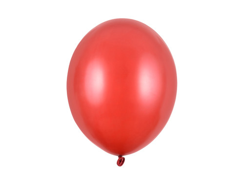 Balony Strong 30cm, Metallic Poppy Red	
