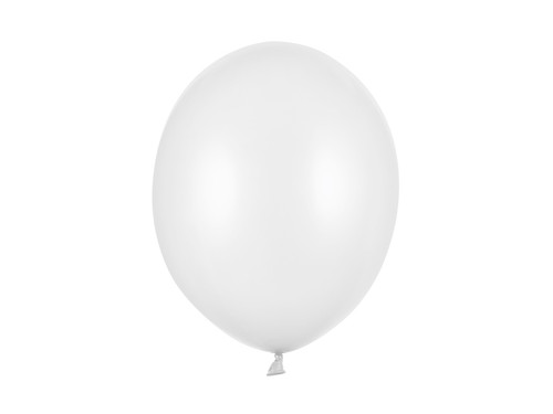 Balony Strong 30cm, Metallic Pure White