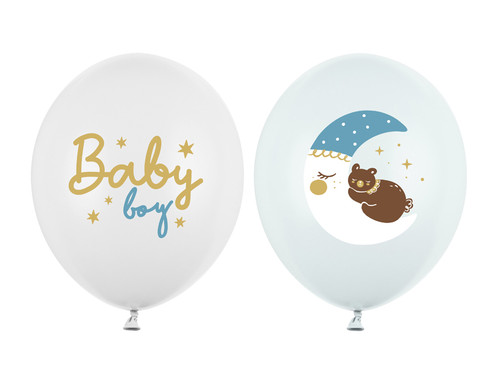 Balony 30 cm, Baby boy, mix	