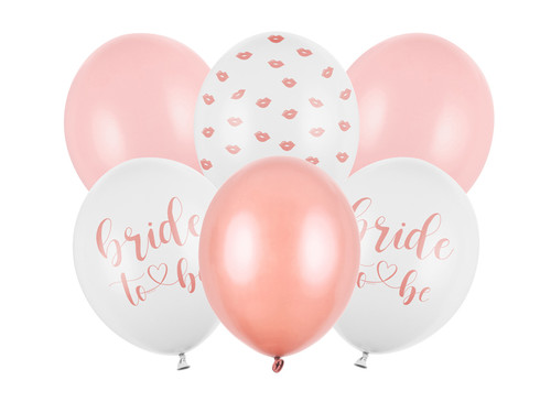 Balony 30 cm, Bride to be, mix