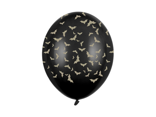 Balony 30 cm, Nietoperze, Pastel Black	