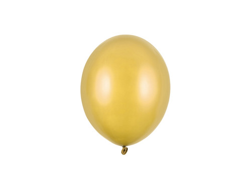Balony Strong 12cm, Metallic Gold