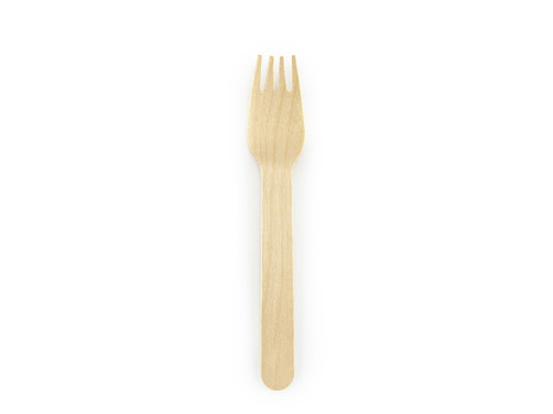 Drewniane widelce, 15.5cm